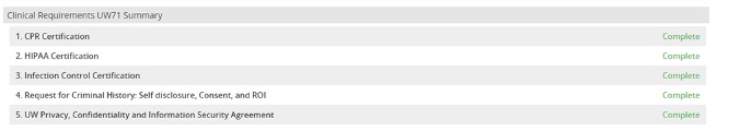 Castlebranch Compliance Tracker