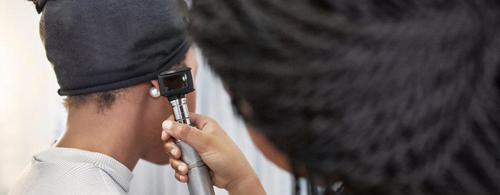 Image of ear examination